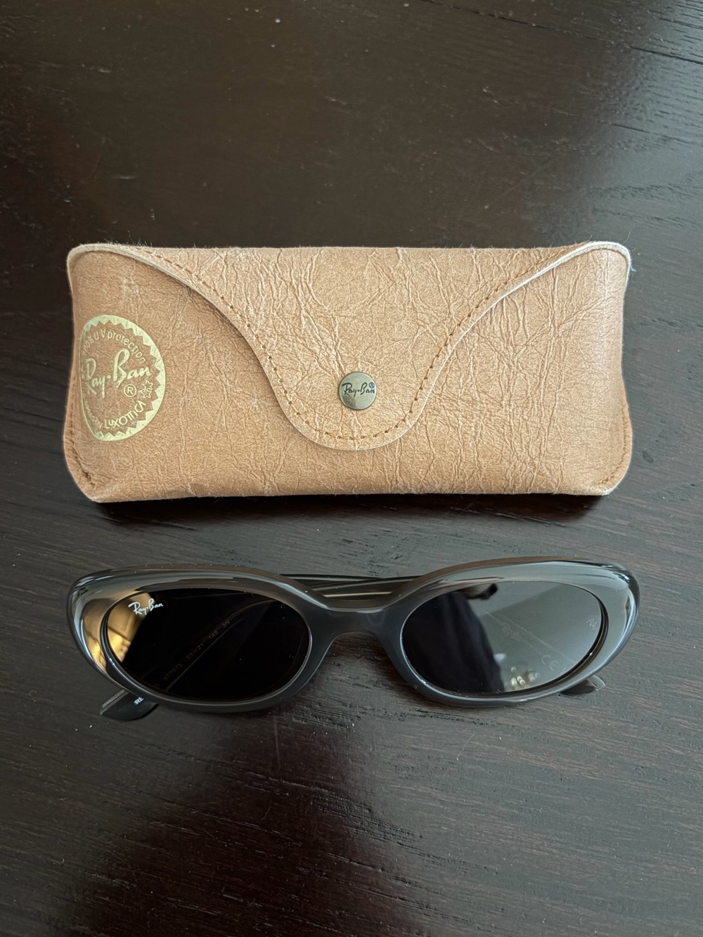 NWT Rayban Bio-Based Oval Brown Sunglasses RB4441D
